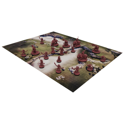 a game of wargames is shown on a green background