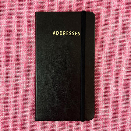 Address Book Slim - Black by Ozcorp