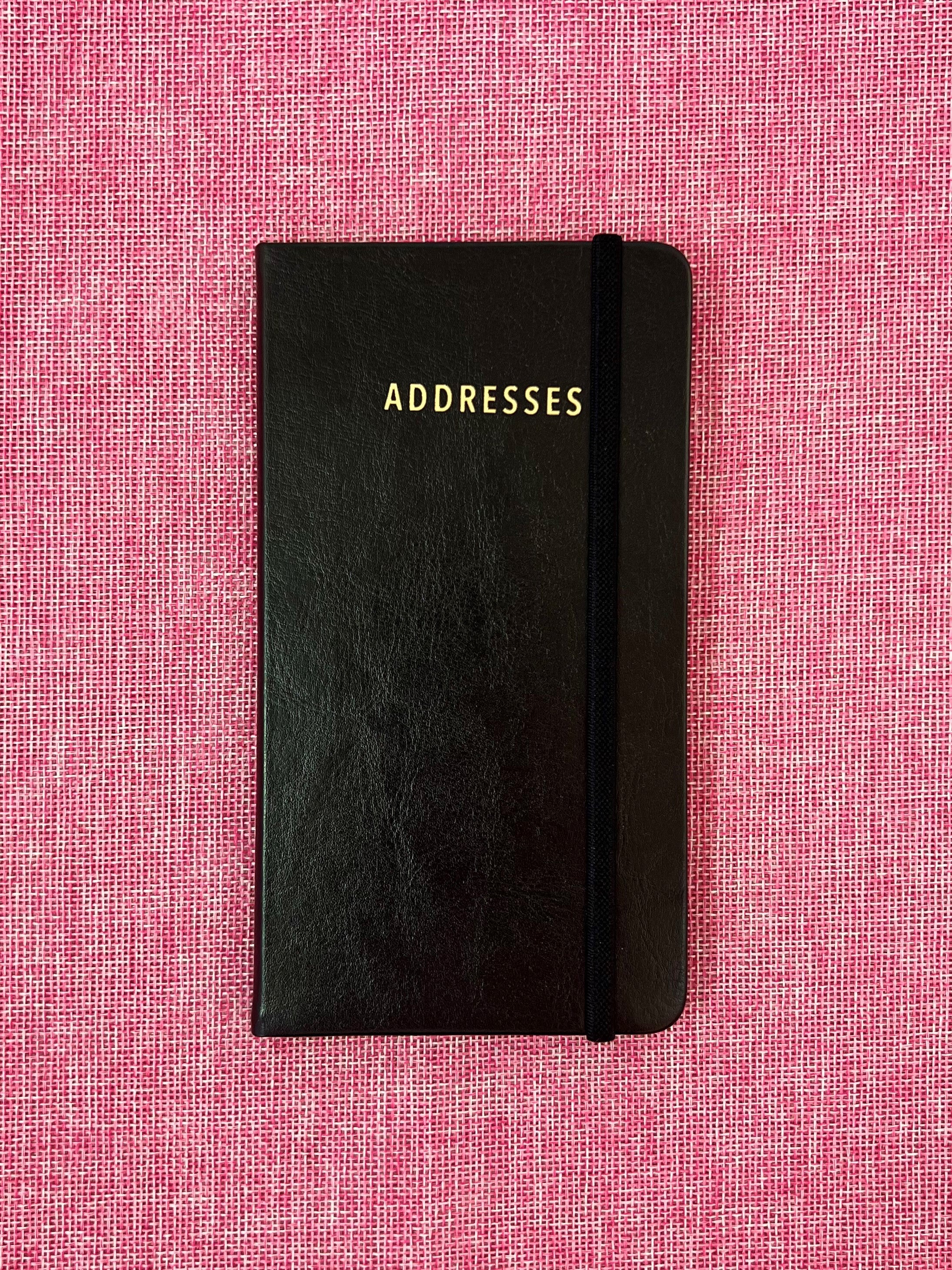 Address Book Slim - Black by Ozcorp