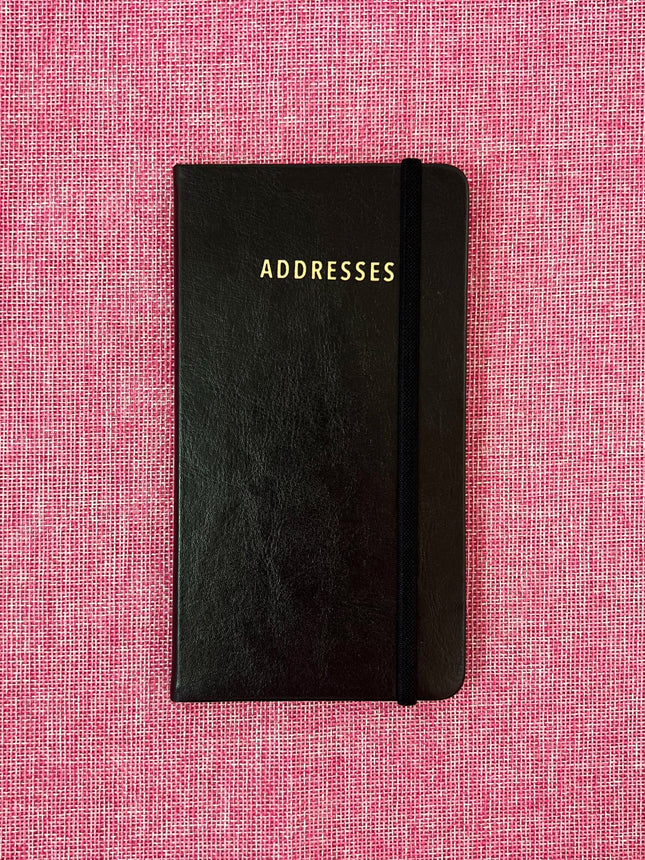 Address Book Slim - Black by Ozcorp