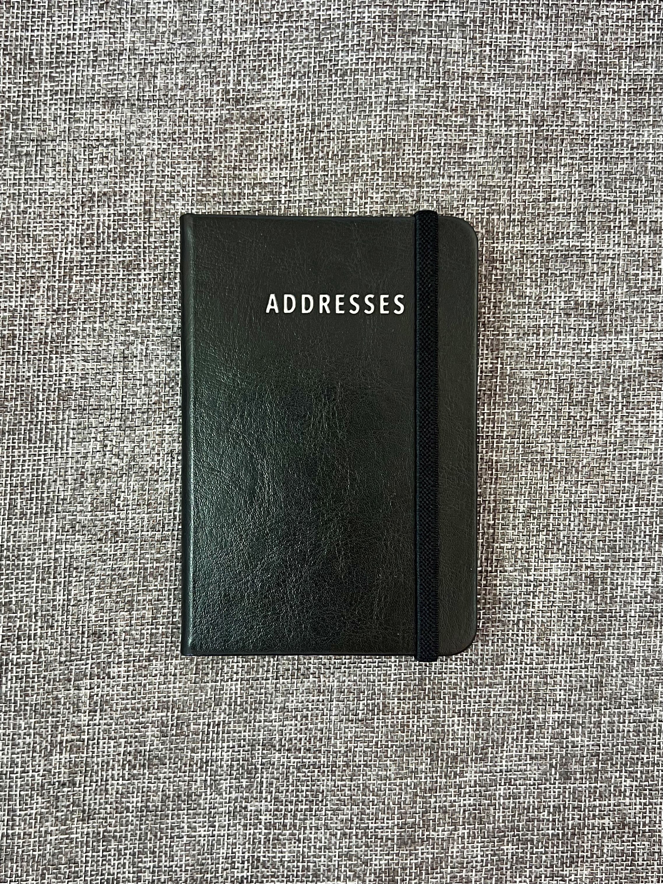 Address Book Mini - Black by Ozcorp