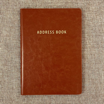 Address Book A5 - Tan by Ozcorp