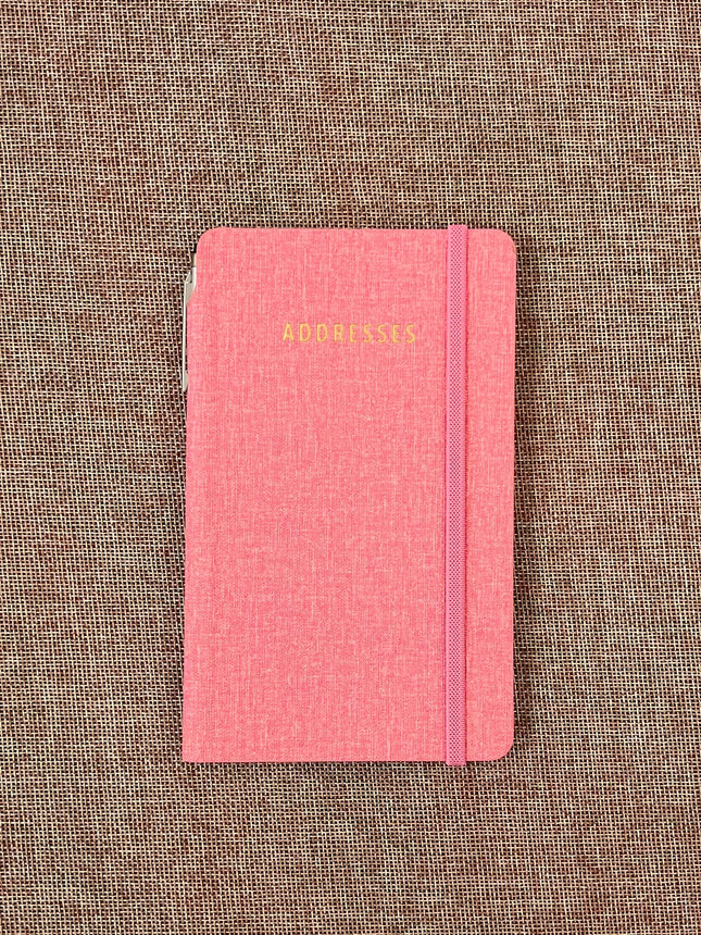 Slim Address Book Rose with Pen by Ozcorp