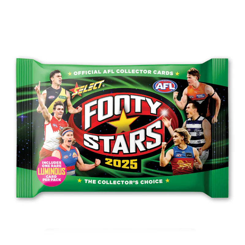 2025 AFL Select Footy Stars Card Pack