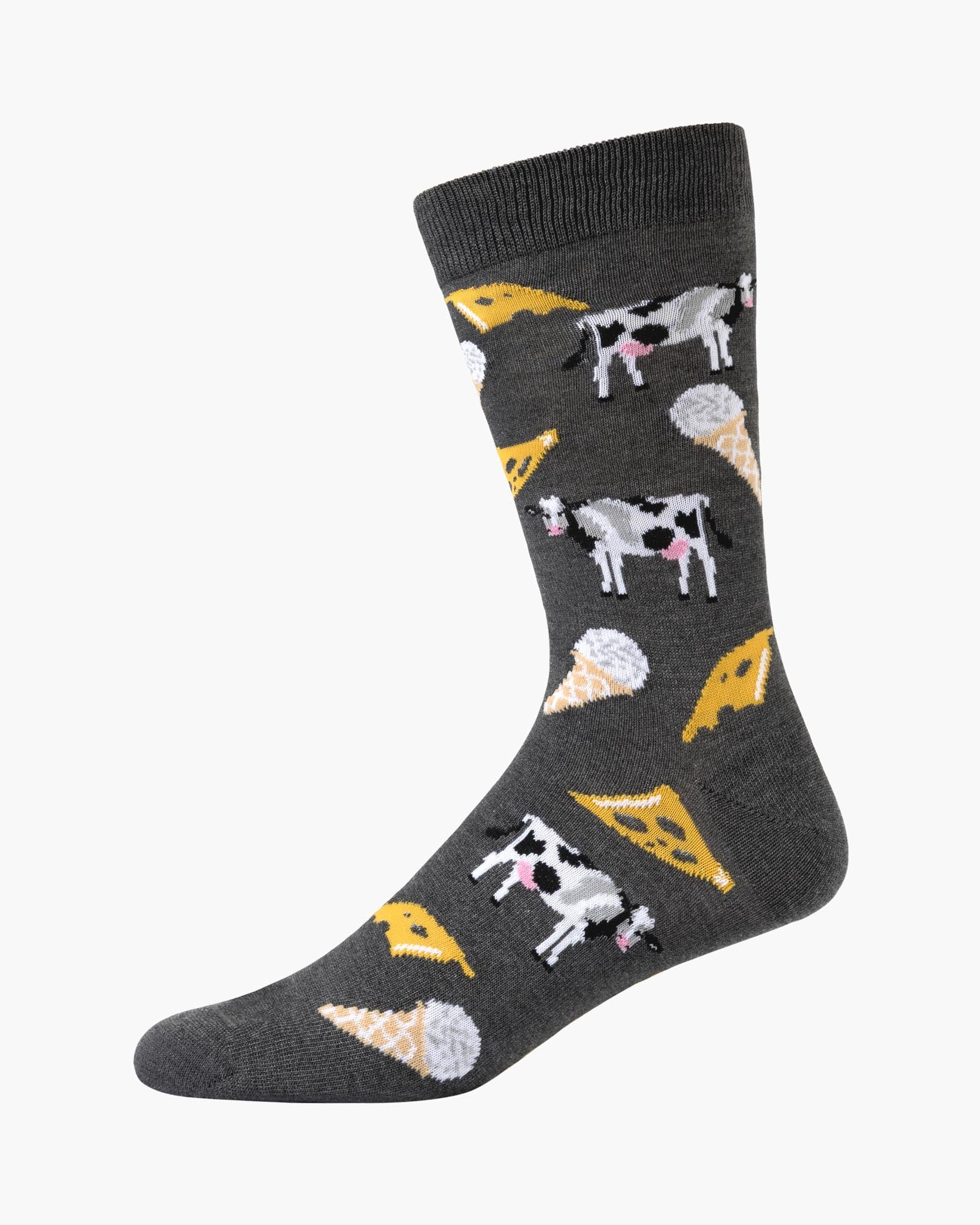 Mens Bamboo Socks - Dairy