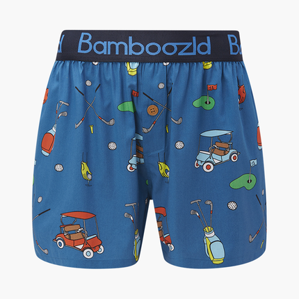 Mens Bamboo Boxer Short - Mulligan Size M