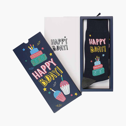 Bamboo Socks - Happy Birthday