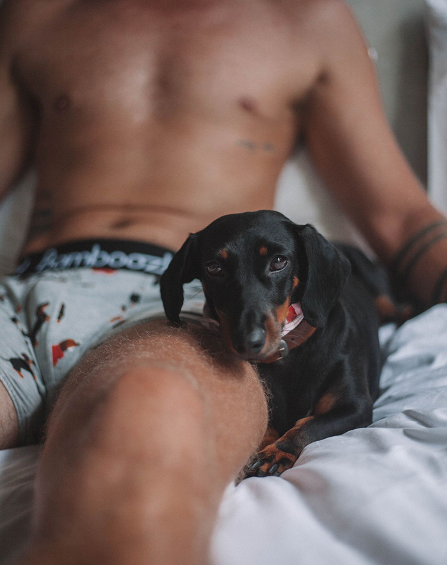 Mens Bamboo Trunk - Weiner Size XXL