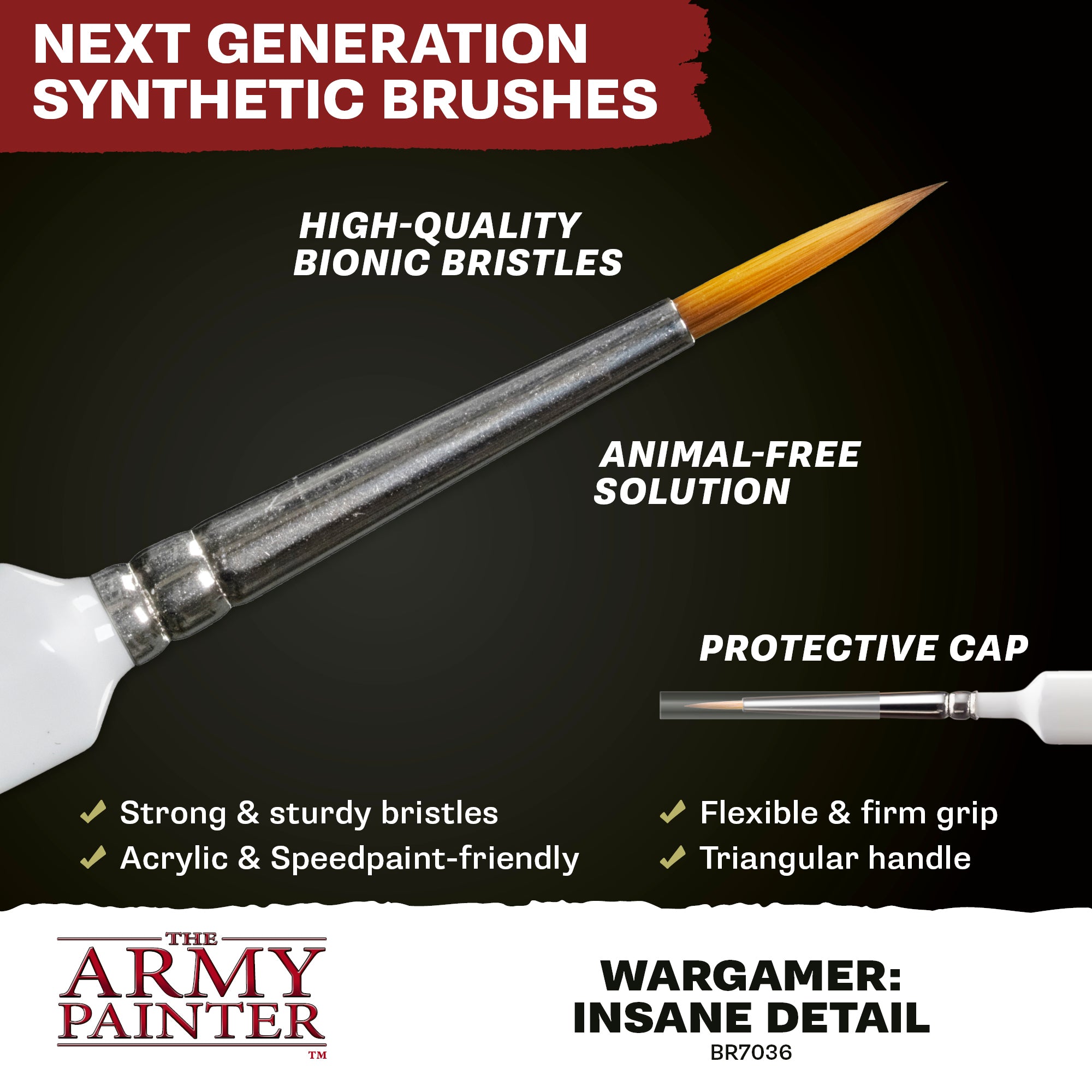 Insane Detail 5/0 Size Brush - Army Painter