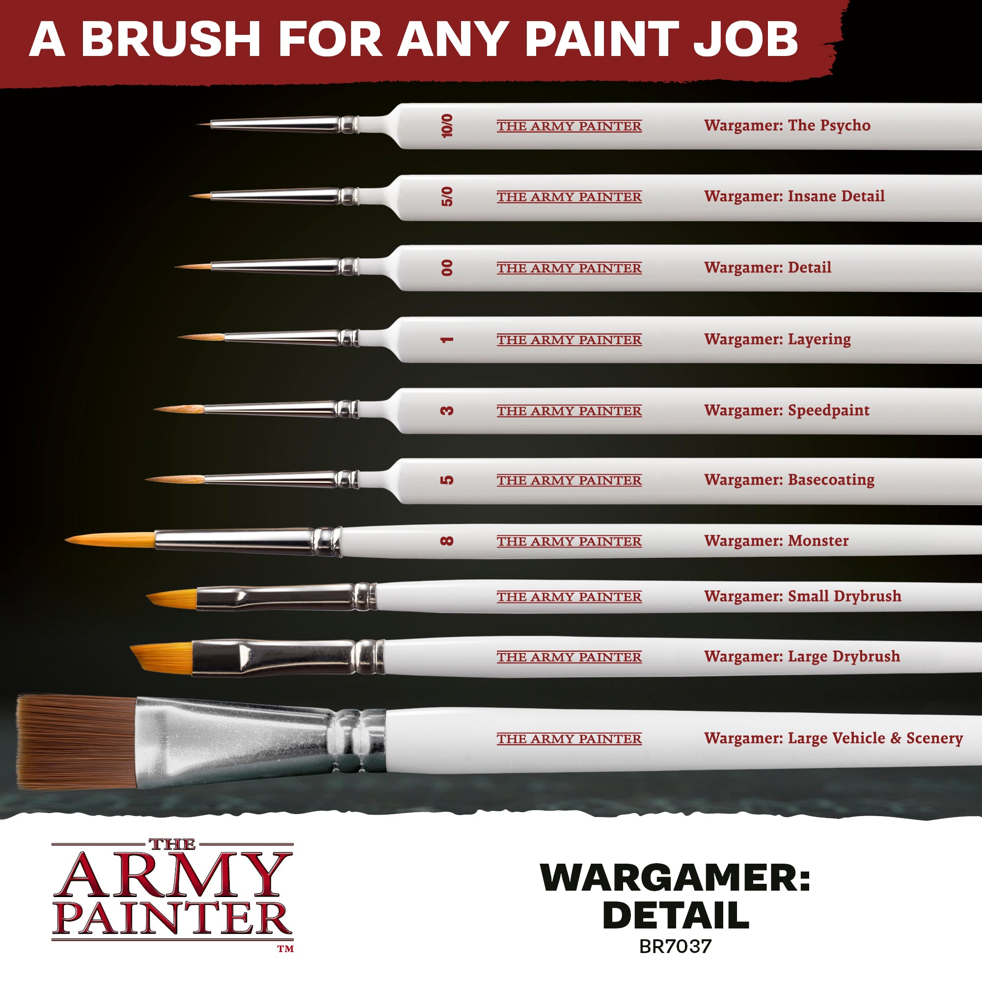 Detail 00 Size Brush - Army Painter