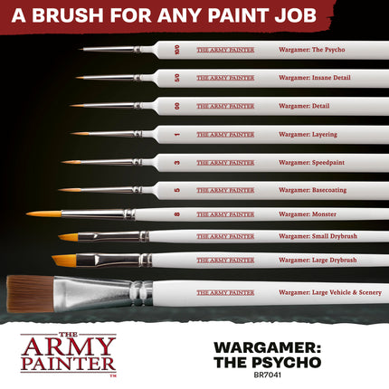 The Psycho 10/0 Size Brush - Army Painter
