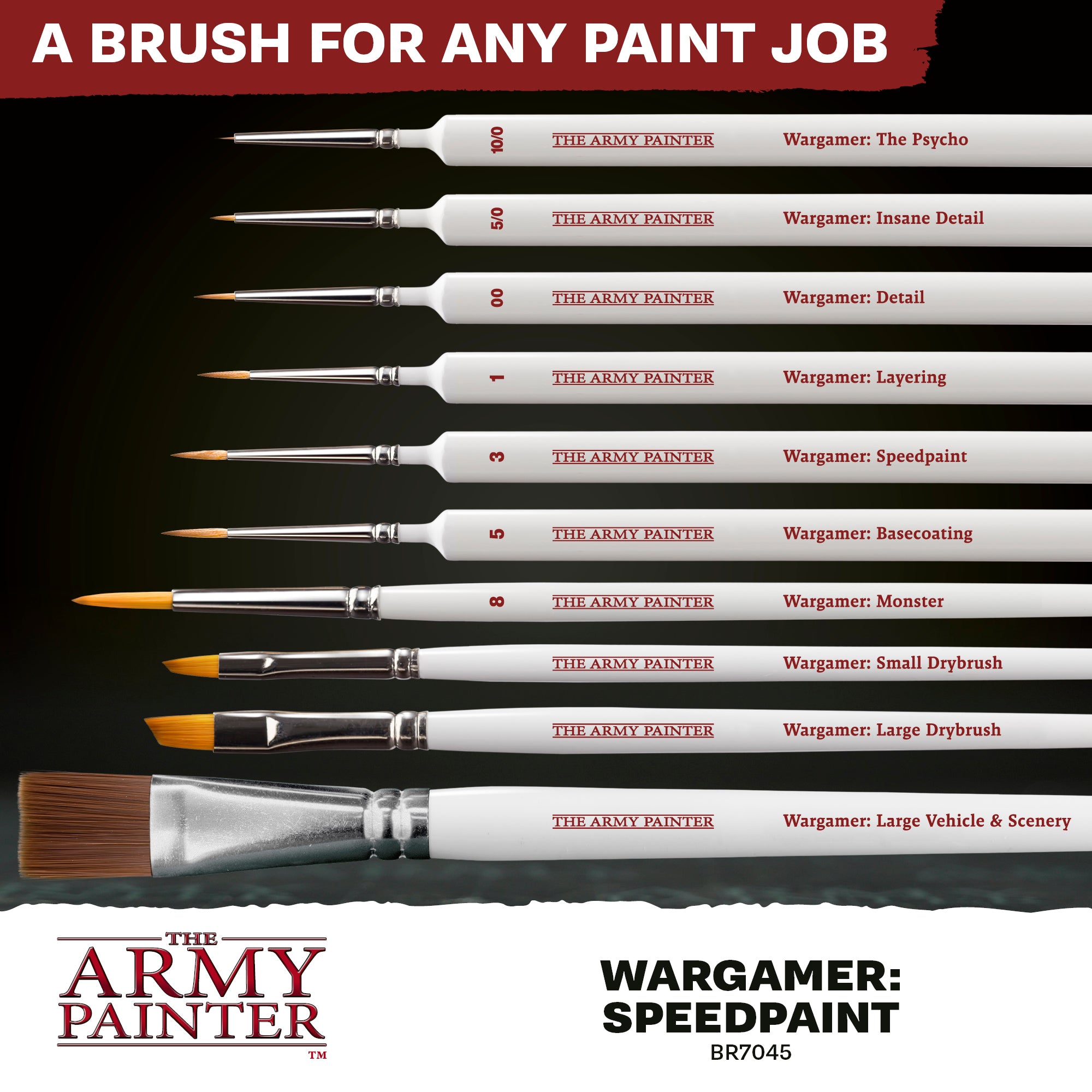 Speedpaint 3 Size Brush - Army Painter