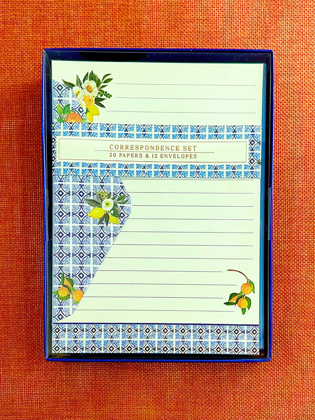 Correspondence Set - Amalfi Lemon by Ozcorp