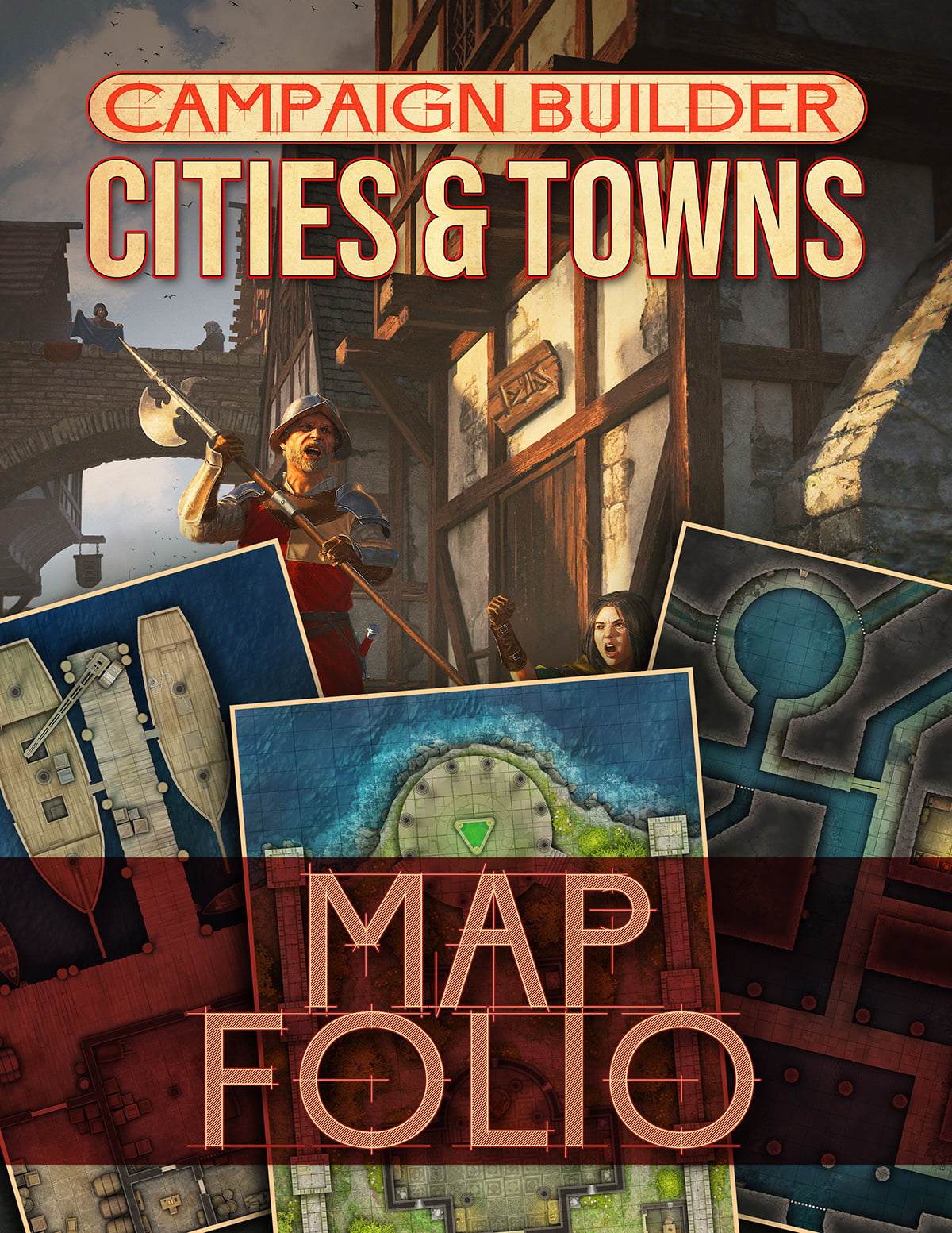 Campaign Builder Cities and Towns Map Folio