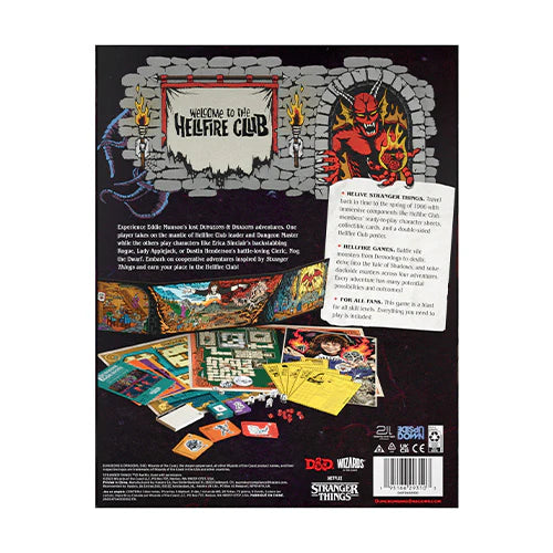 D&D Stranger Things Set - Welcome to the Hellfire Club