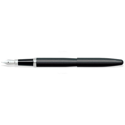 Sheaffer VFM matt black fountain pen shown full length