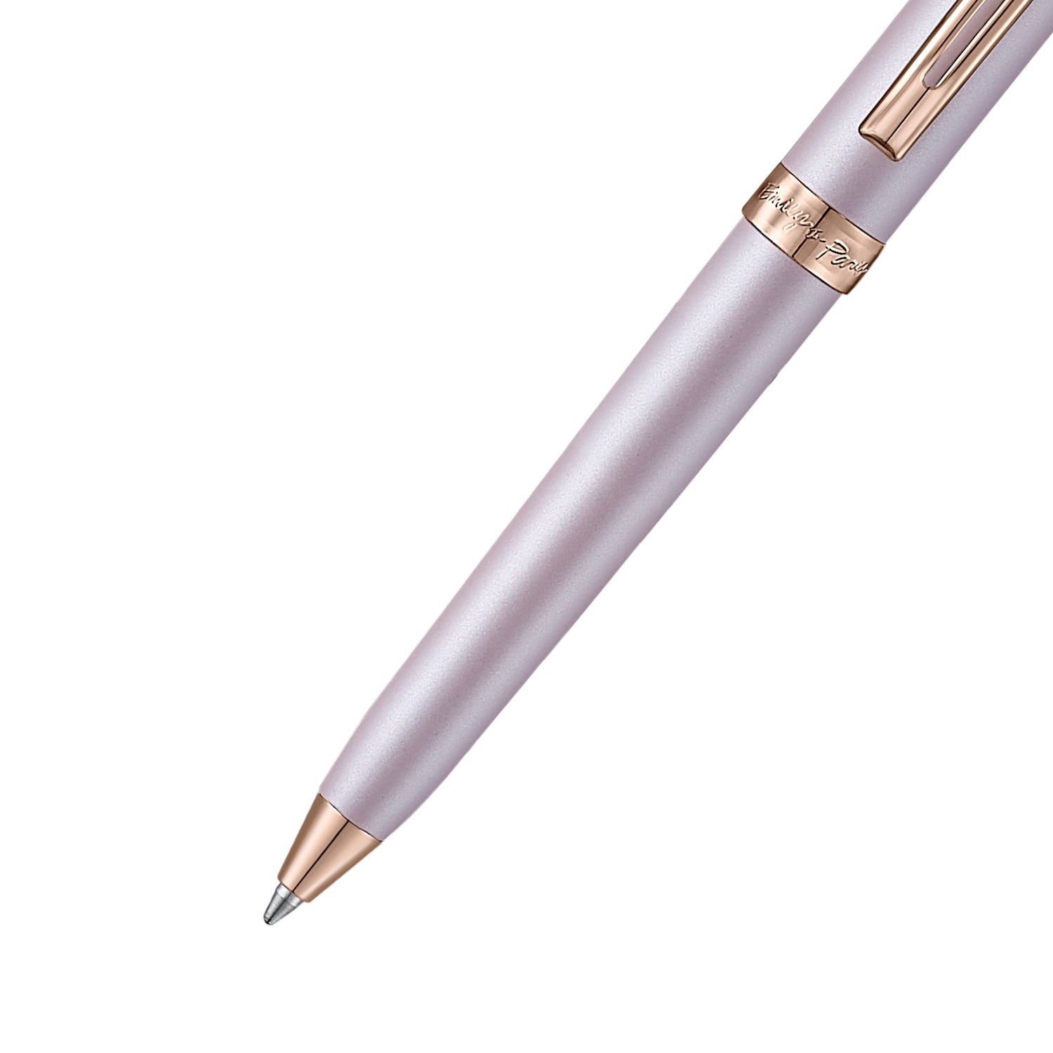Sheaffer Prelude Mini pastel pink ballpoint, heart emblem and Swarovski crystal detail