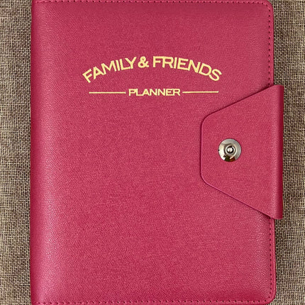 Family and Friends Planner - Cherry by Ozcorp
