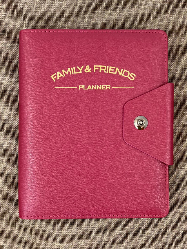 Family and Friends Planner - Cherry by Ozcorp