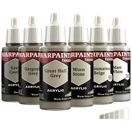 Warm Greys and White - Fanatics Paint Triad