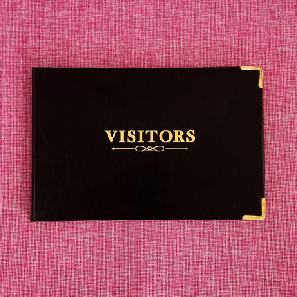 Visitors Book - Black by Ozcorp