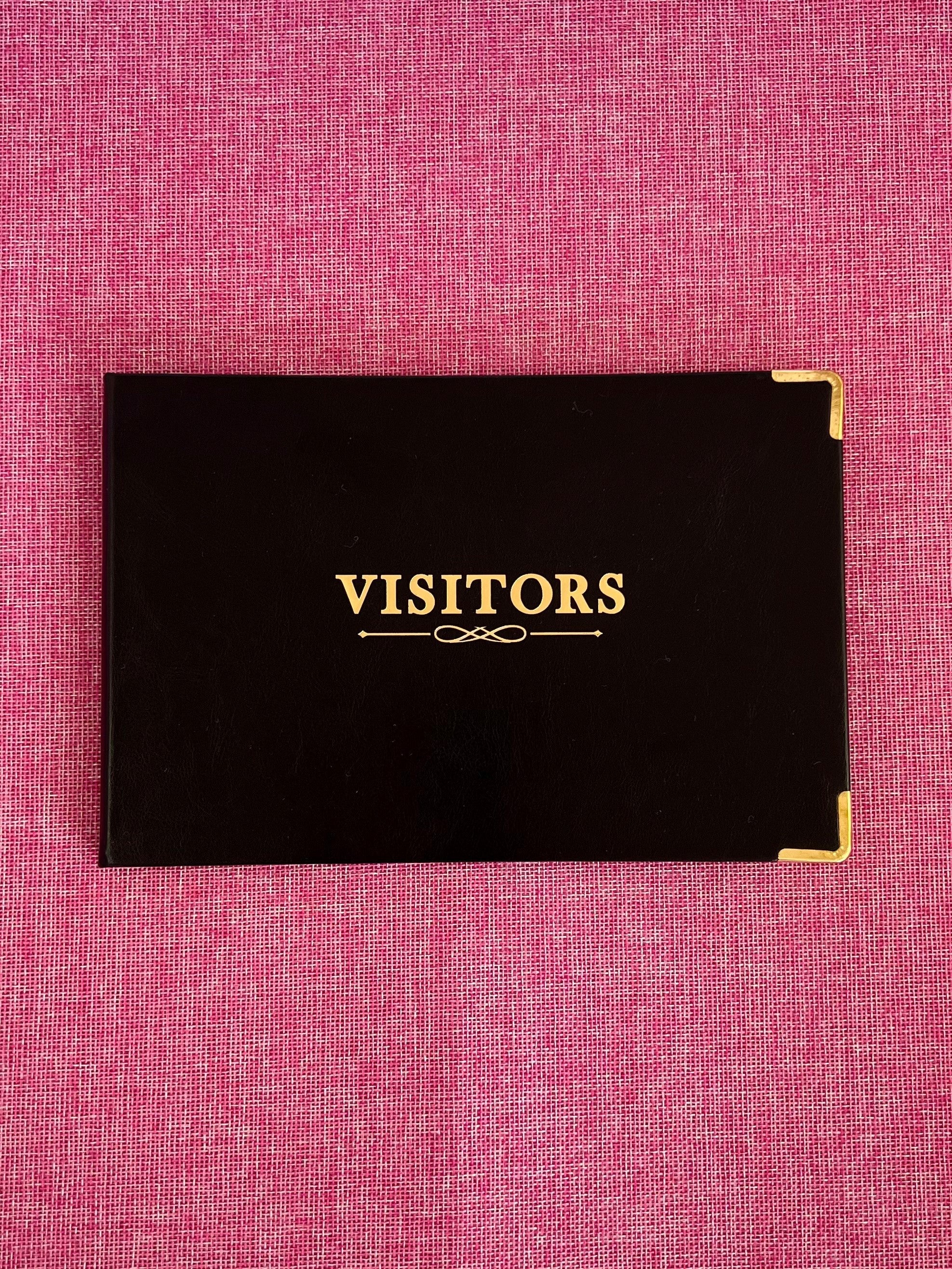 Visitors Book - Black by Ozcorp