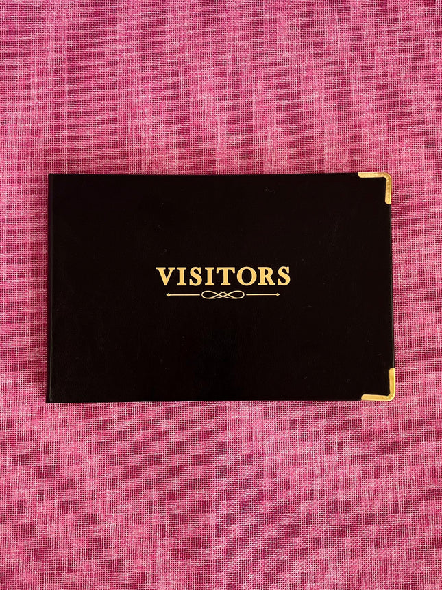 Visitors Book - Black by Ozcorp