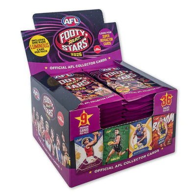 AFL Select Footy Stars 2026 - Collectors Card 36 Pack