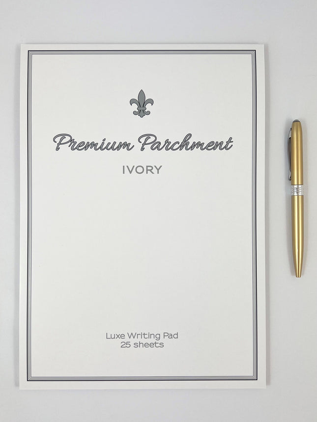 Premium Parchment A4 Writing Pad - Ivory by Ozcorp