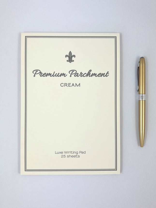 Premium Parchment A5 Writing Pad - Cream by Ozcorp