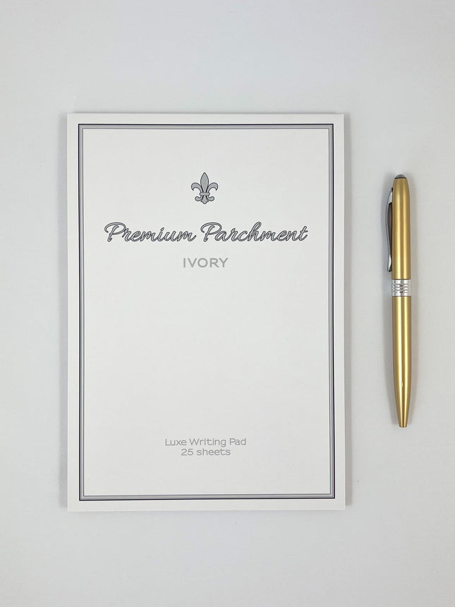 Premium Parchment A5 Writing Pad - Ivory by Ozcorp