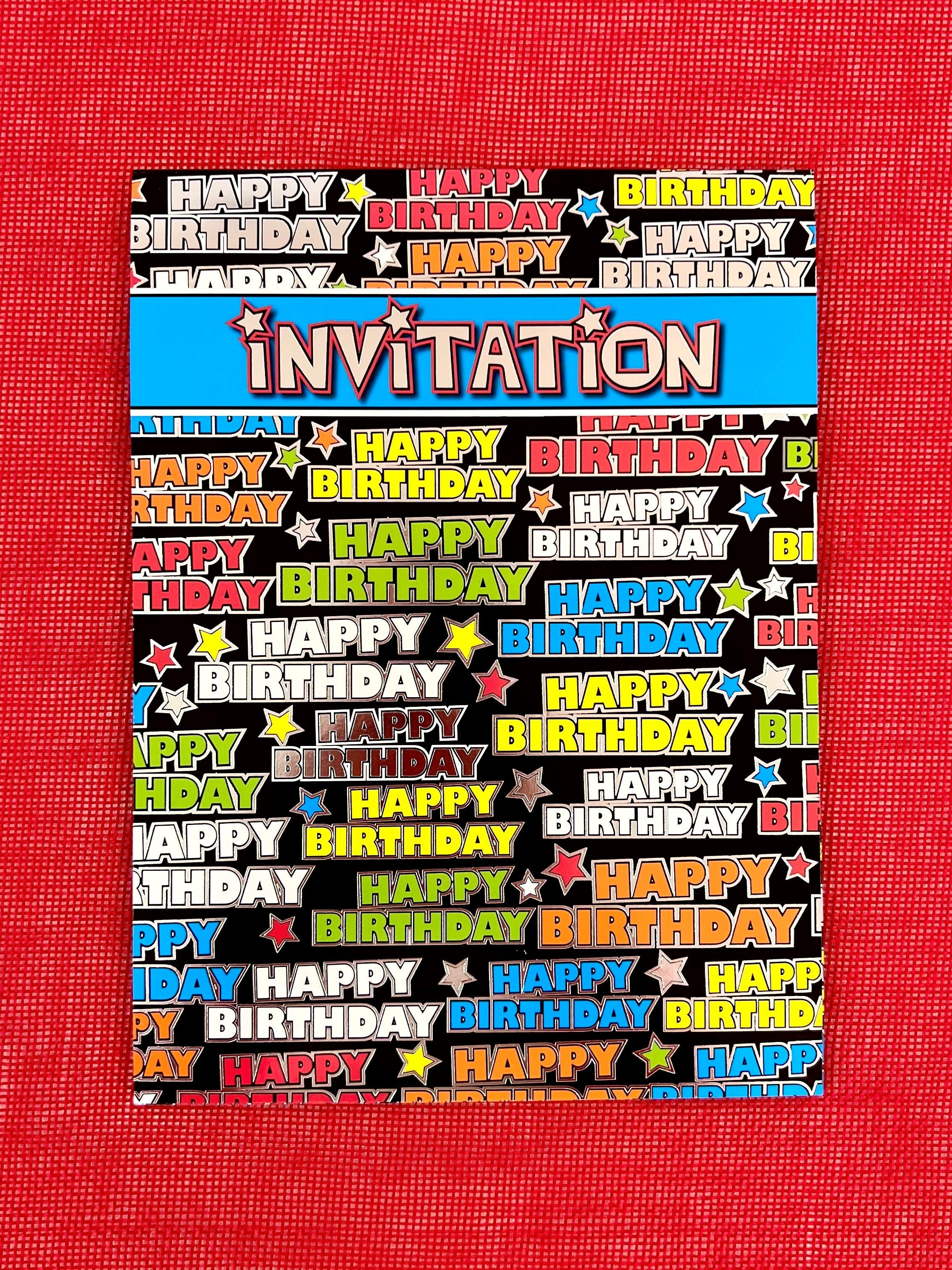 Invitation Pad - Happy Birthday by Ozcorp