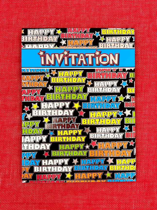 Invitation Pad - Happy Birthday by Ozcorp