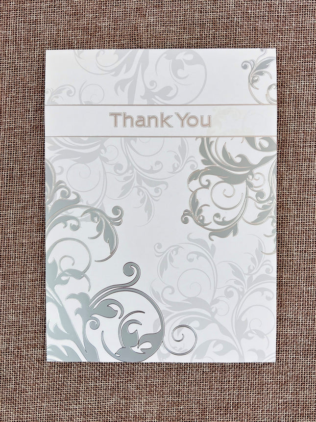 Thank You Pad - Silver - 25 Sheets by Ozcorp