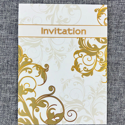 Invitation Pad - Gold by Ozcorp