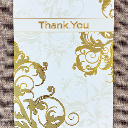Thank You Pad - Gold - 25 Sheets by Ozcorp