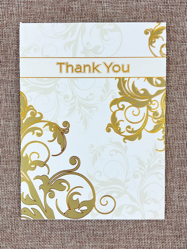 Thank You Pad - Gold - 25 Sheets by Ozcorp