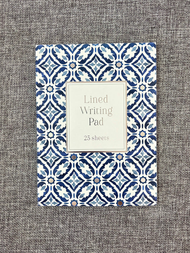 Writing Pad - Moroccan Blue by Ozcorp