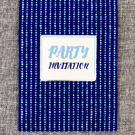 Invitation Pad - Dotty Stripe by Ozcorp