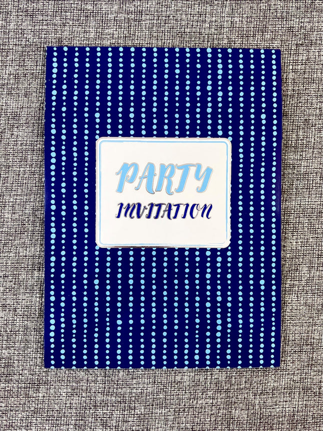 Invitation Pad - Dotty Stripe by Ozcorp