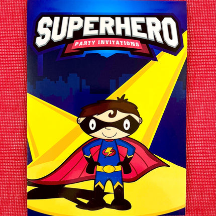 Invitation Pad - Superheros by Ozcorp