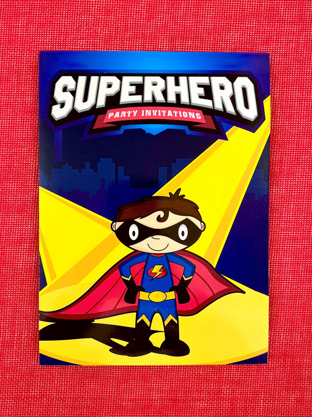 Invitation Pad - Superheros by Ozcorp