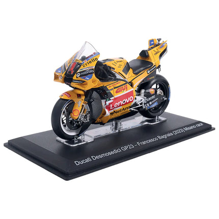 Ducati Desmosedici GP23 (Misano GP Yellow) – Francesco Bagnaia (2023) 1:18 diecast model