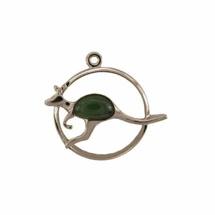 Kangaroo Necklace - Palladium Plated JO805