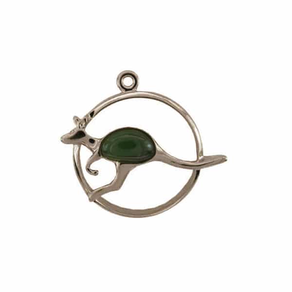 Kangaroo Necklace - Palladium Plated JO805
