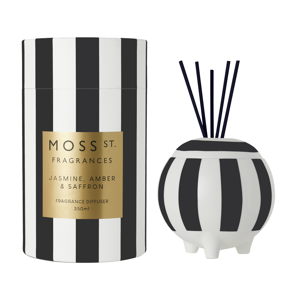 Jasmine Amber & Saffron Ceramic Diffuser 350ml