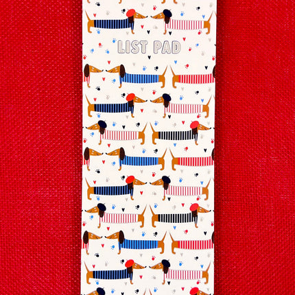 List Pad - Sausage Dogs by Ozcorp