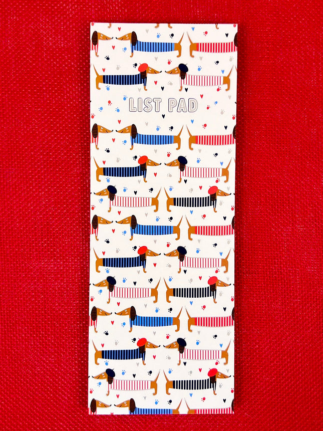 List Pad - Sausage Dogs by Ozcorp