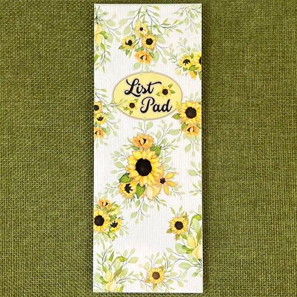 List Pad - Sunflowers by Ozcorp
