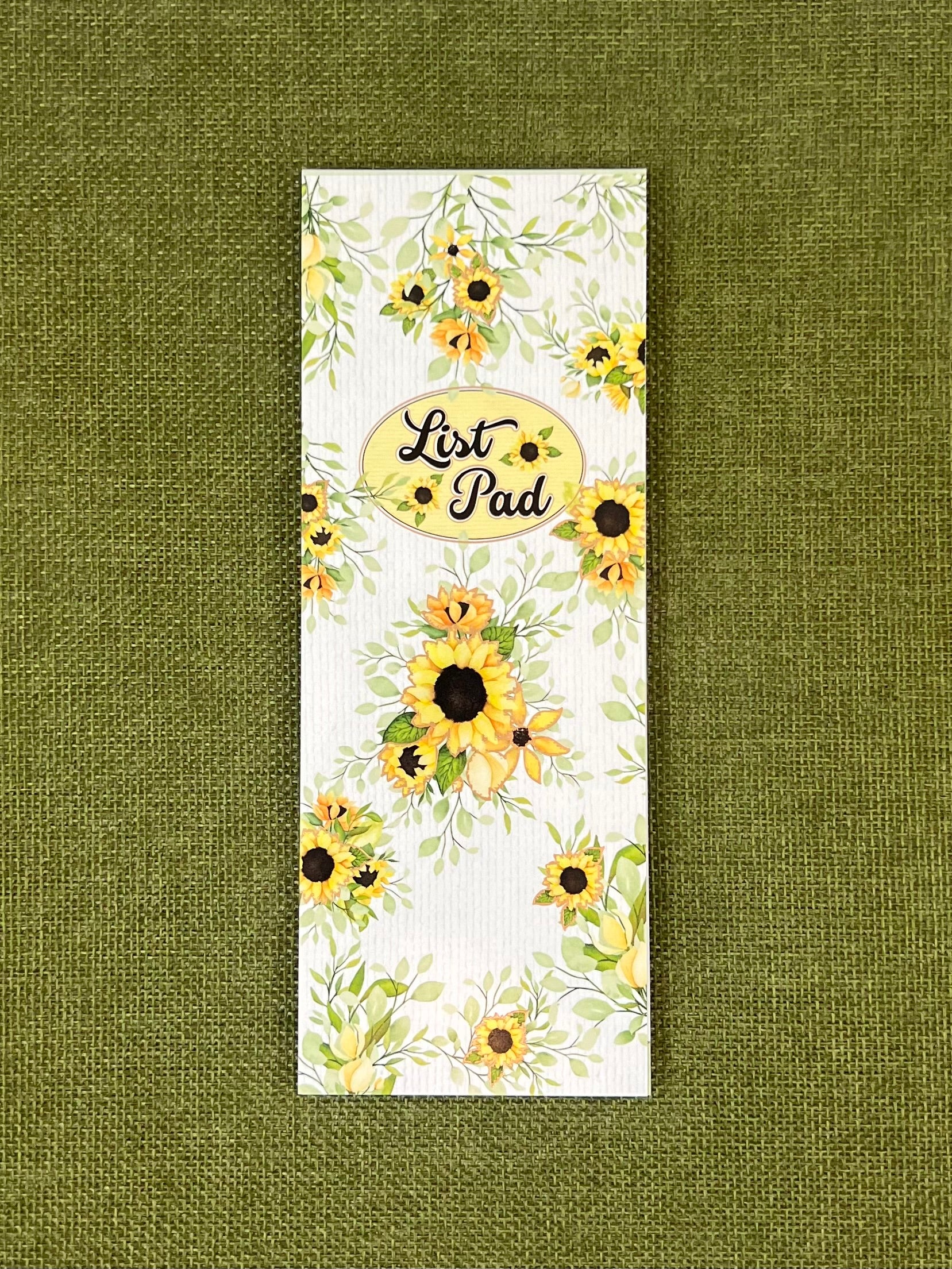 List Pad - Sunflowers by Ozcorp